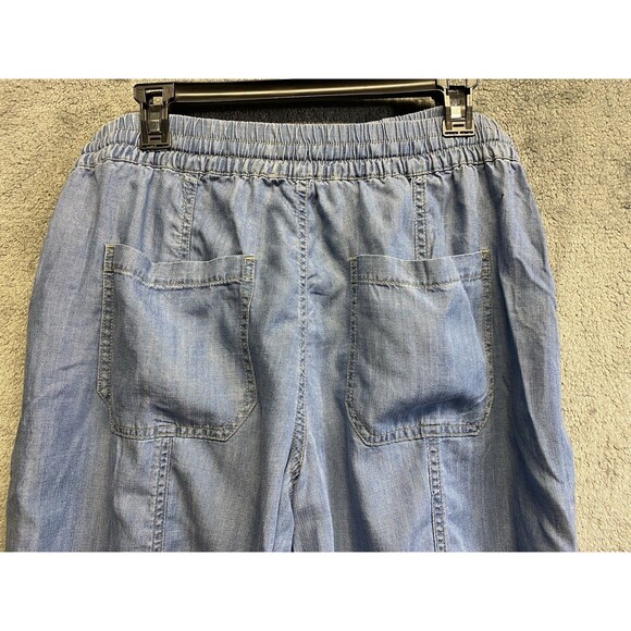 Nurture by Westbound Drawstring Wide Leg Ankle Pull-On Pants, Womens, L Short - Picture 4 of 12